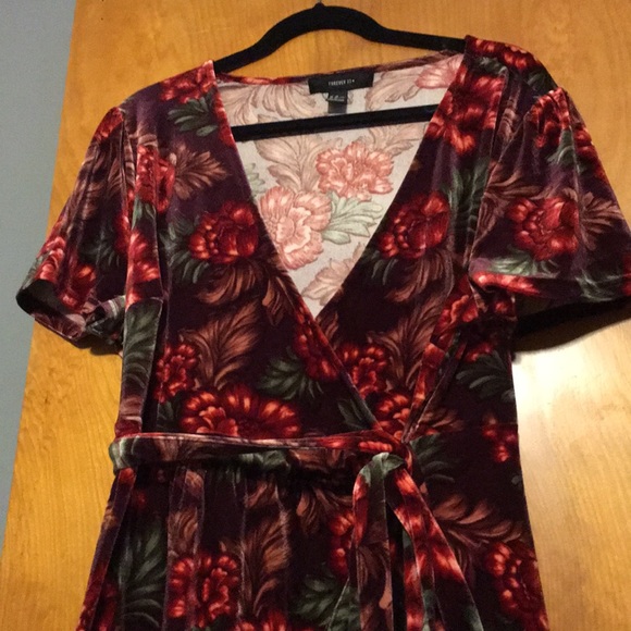 3X Forever 21 Velvet dress/shirt - Picture 4 of 4